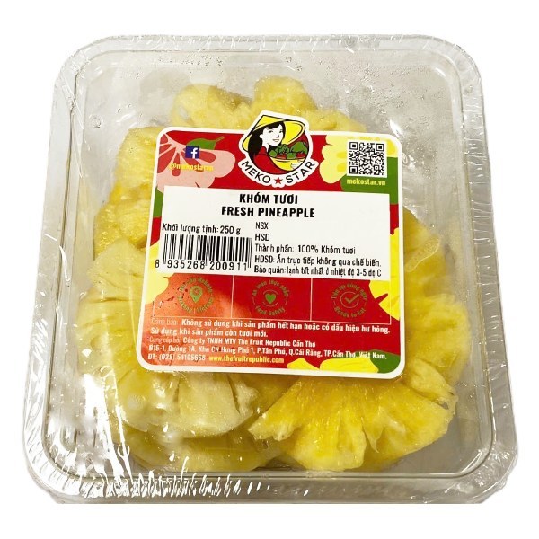 Thơm Cắt Khay 250G