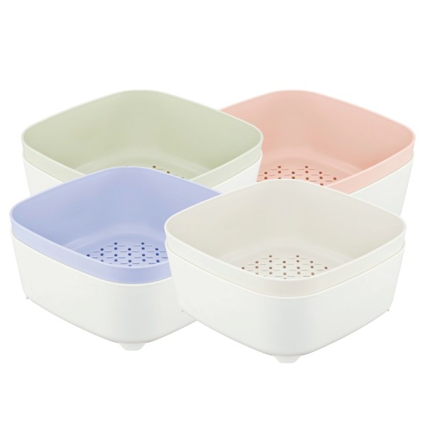 Bộ Thau Rổ Yoko 2 Tầng 23Cm