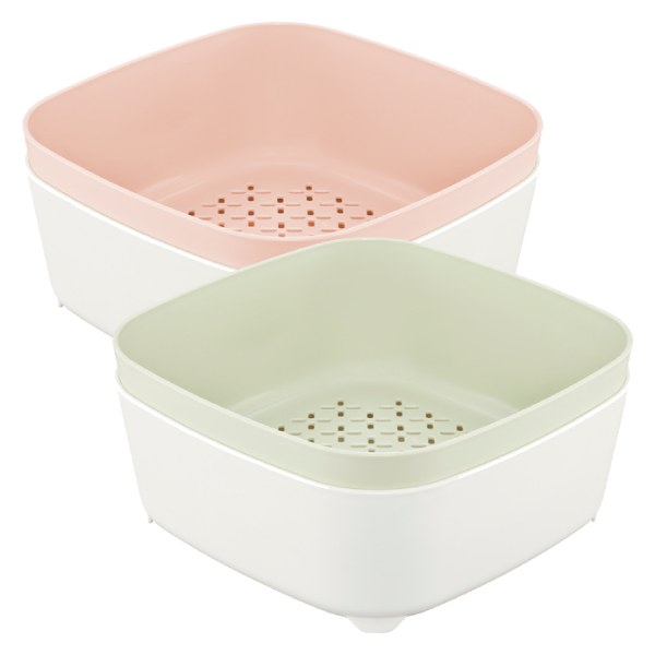 Bộ Thau Rổ Yoko 2 Tầng 28Cm