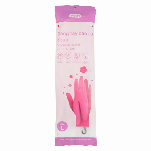 Găng Tay Cao Su Inochi Souji Có Móc Treo Size L