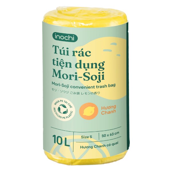 Túi Rác Inochi Mori Soji Hương Chanh 10L Size S