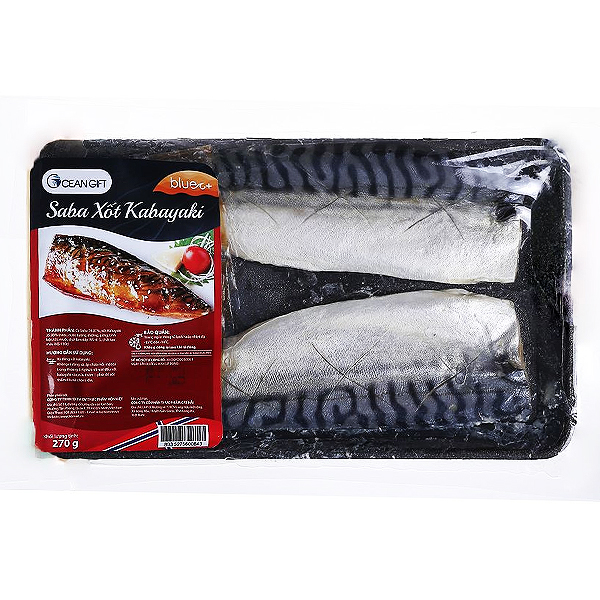 Cá Saba Xốt Kabayaki Blue Vỉ 270G