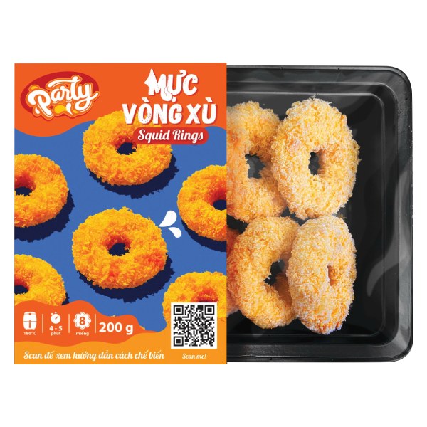 Mực Vòng Xù Party 200G