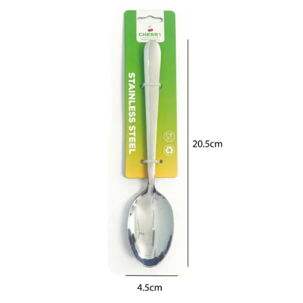 Bộ 3 Muỗng Ăn Inox Cherry 20.5Cm