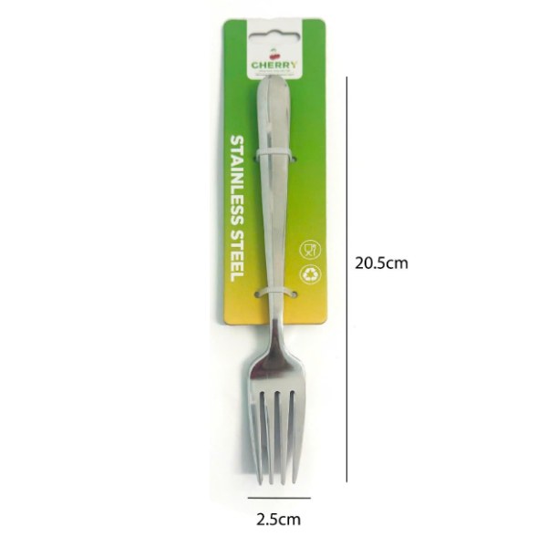 Bộ 3 Nĩa Ăn Inox Cherry 20.5Cm