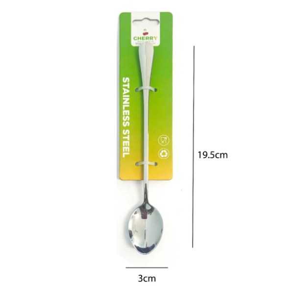 Bộ 3 Muỗng Ăn Inox Đá Chanh Cherry 19.5Cm