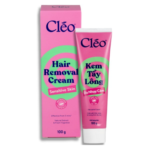 Kem Tẩy Lông Cleo Cho Da Nhạy Cảm 100G