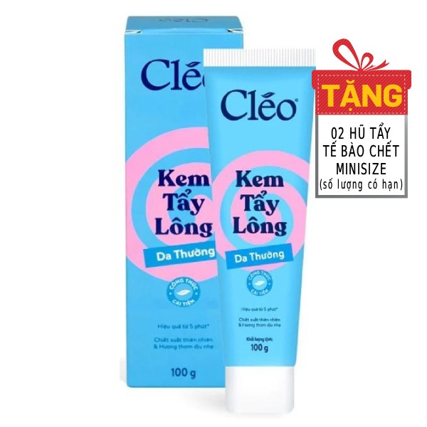 Kem Tẩy Lông Cleo Cho Da Thường 100G