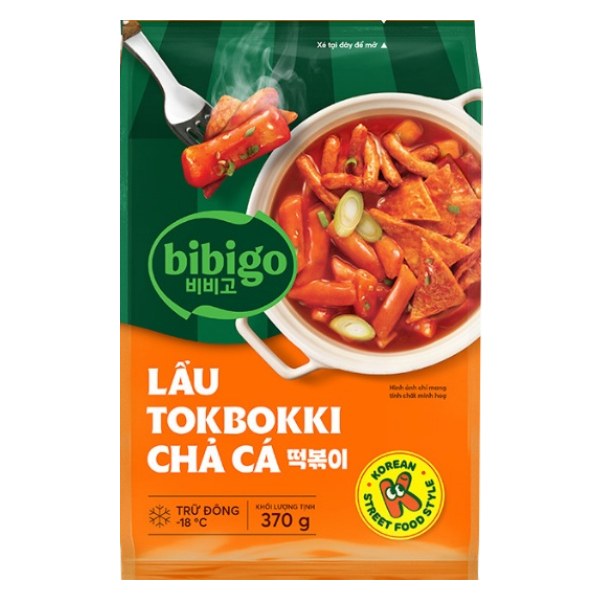 Lẩu Bibigo Tokbokki Chả Cá Gói 370G