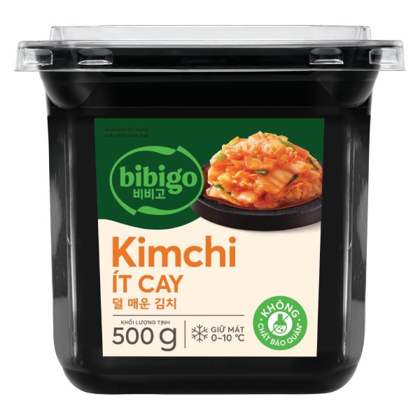Kim Chi Cải Thảo Ít Cay Bibigo Hộp 500G