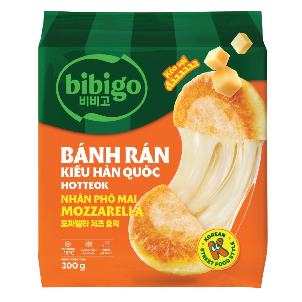 Bánh Rán Bibigo Hotteok Phô Mai Mozzarella 300G