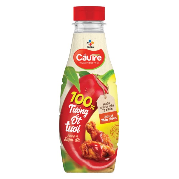 Tương Ớt Tươi Cầu Tre Chai 210G
