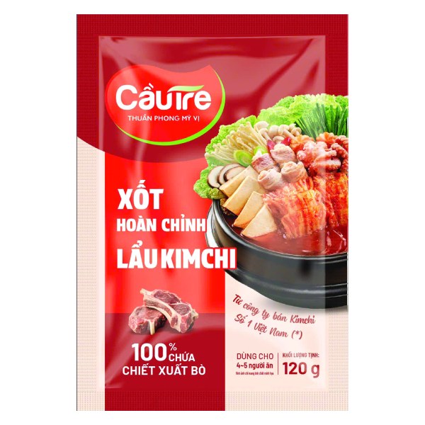 Xốt Hoàn Chỉnh Cầu Tre Lẩu Kim Chi Gói 120G