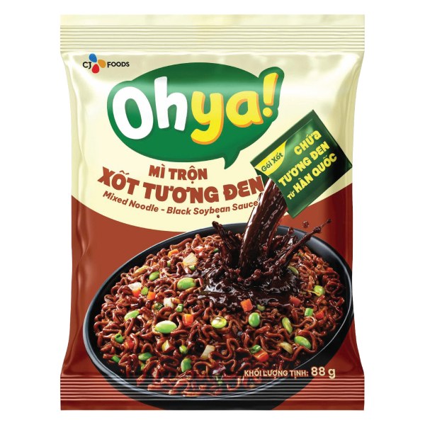 Mì Ohya Trộn Xốt Tương Đen Gói 88G