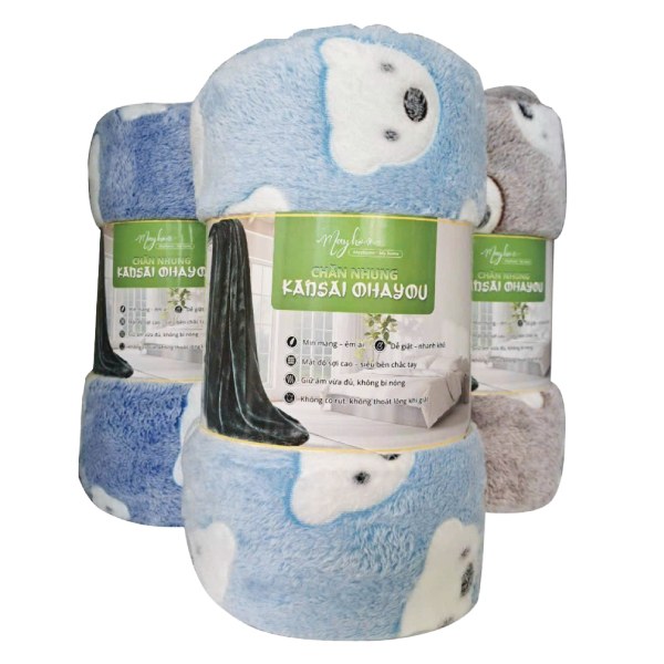 Chăn Nhung Kansai Ohayou MH 180*200Cm