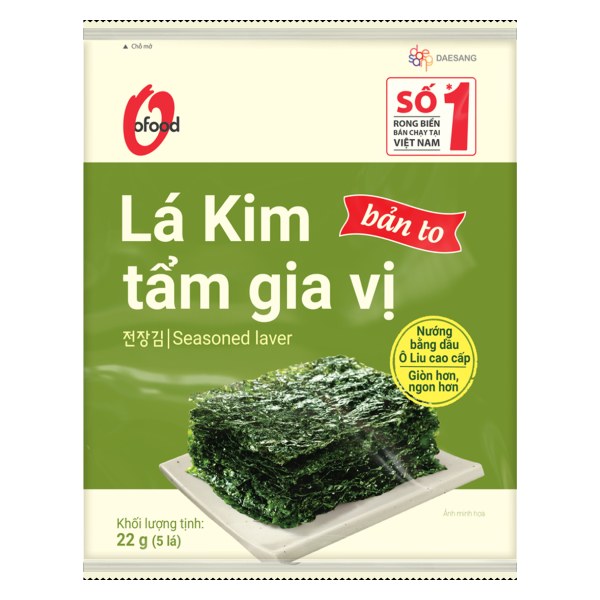 Lá Kim Tẩm Gia Vị O'Food Gói 22G
