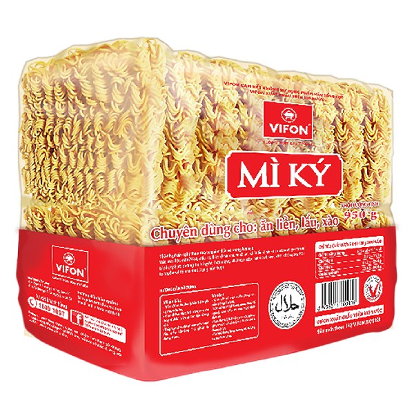 Mì Ký Không Có Gia Vị Vifon Túi 950G