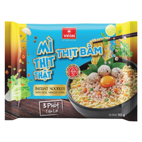 (Only Emartmall) Mì Vifon Thịt Bằm Thịt Thật Gói 90G
