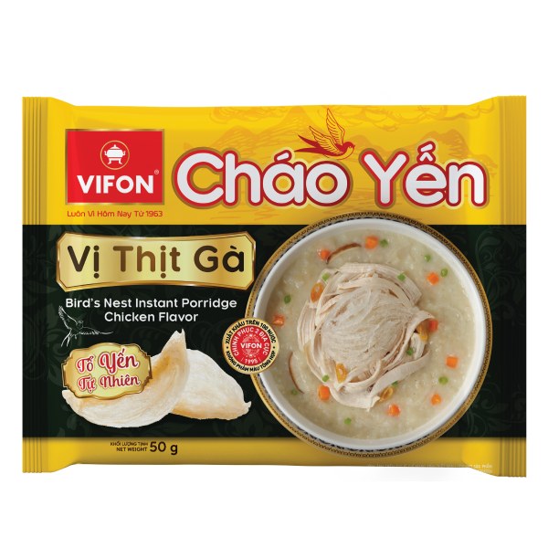 Cháo Yến Vifon Vị Thịt Gà Gói 50G