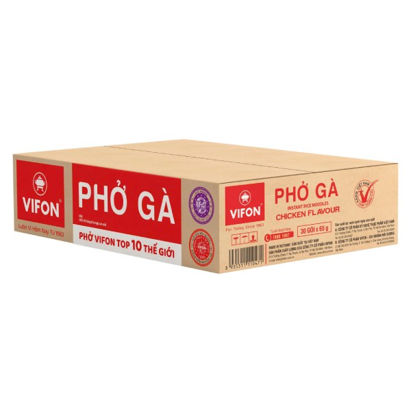 Phở Gà Vifon Thùng 30 Gói 65G