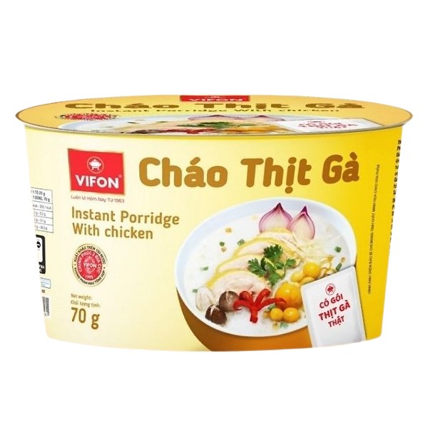 Cháo Vifon Thịt Gà Tô 70G