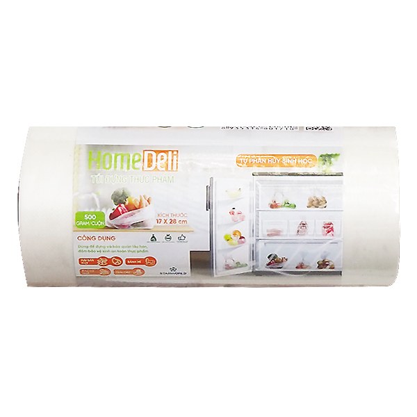 Túi Đựng Thực Phẩm Homedeli 17*28Cm 500G