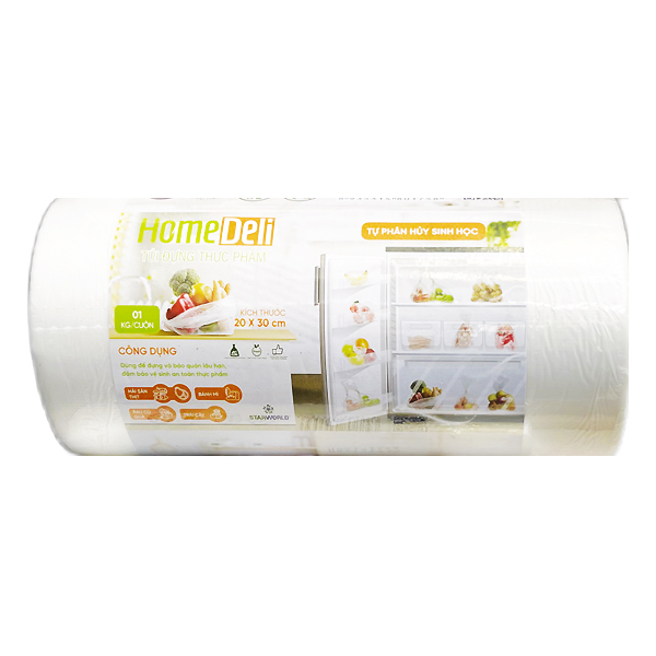 Túi Đựng Thực Phẩm Homedeli 20*30Cm 1Kg