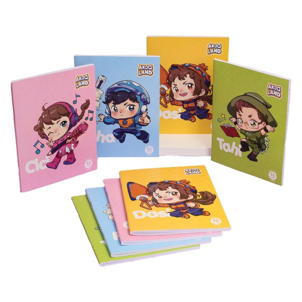 Tập Akooland NB-053/AK 4 Ô Ly Vuông 96 Trang