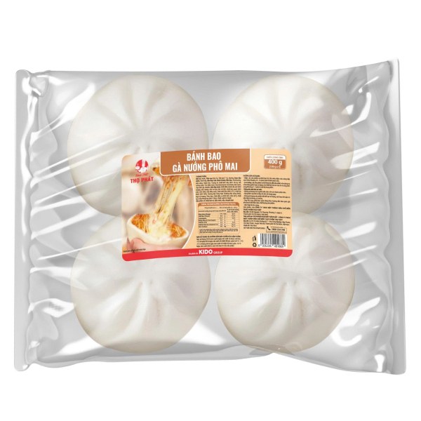 Bánh Bao Thọ Phát Gà Nướng Phô Mai 400G