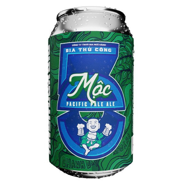 Bia Ngũ Hành Mộc Lon 330Ml