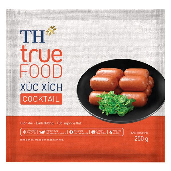 Xúc Xích TH True Food Cocktail Gói 250G