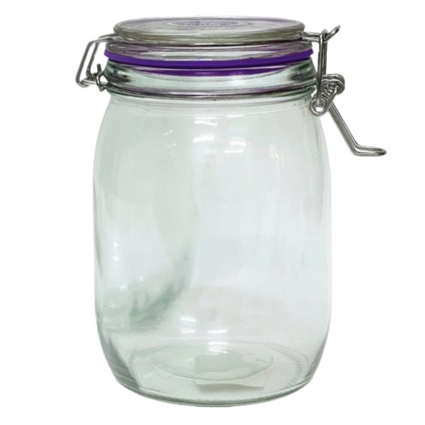 Hũ Thủy Tinh Nắp Gài 1.8L