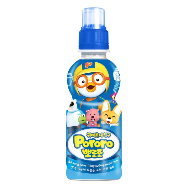 Nước Trái Cây Pororo Sữa 235Ml