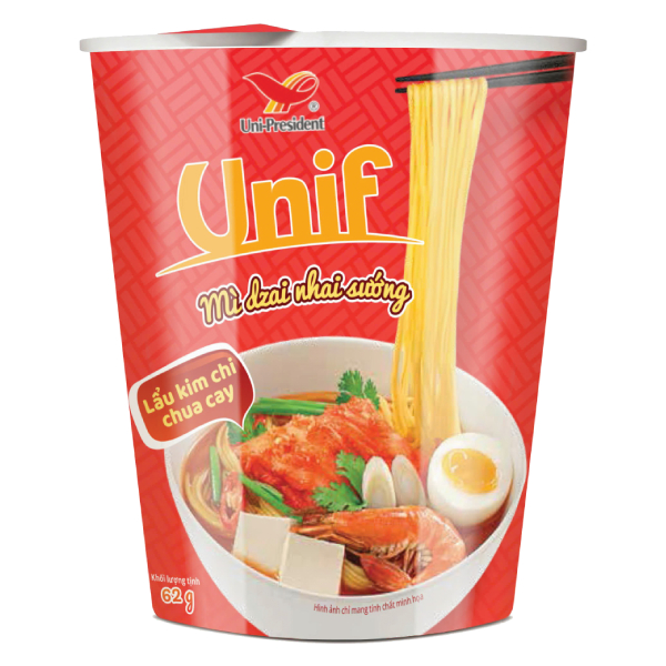 Mì Unif Lẩu Kim Chi Chua Cay Ly 62G