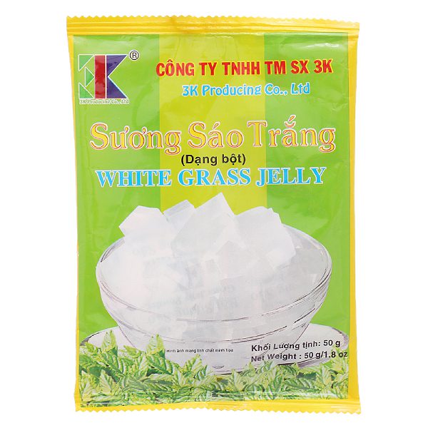 Bột Sương Sáo Trắng 3K Gói 50G 