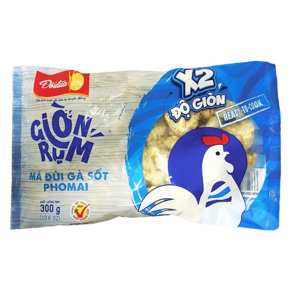 Má Đùi Gà Sốt Phô Mai Đôi Đũa Vàng Gói 300G