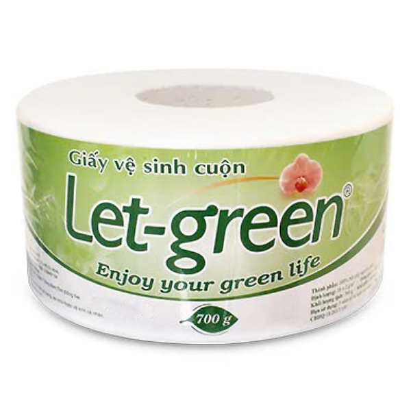 (Only Emartmall) Giấy Vệ Sinh Let Green Cuộn 700G