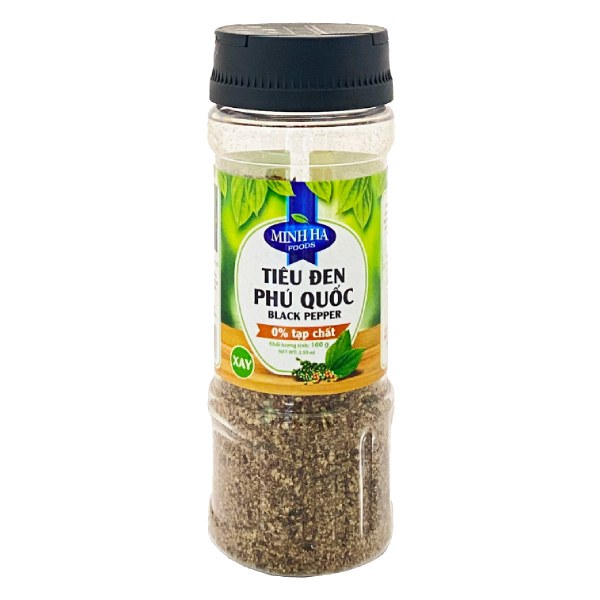 Tiêu Đen Xay Phú Quốc Minh Hà Foods Hũ 100G