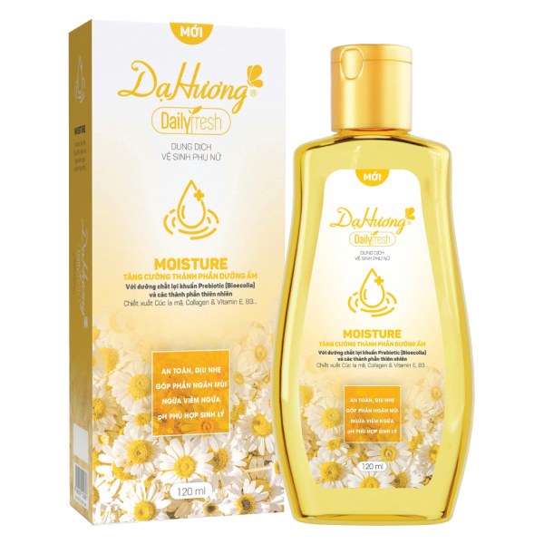 Dung Dịch Vệ Sinh Phụ Nữ Dạ Hương Dưỡng Ẩm 120Ml