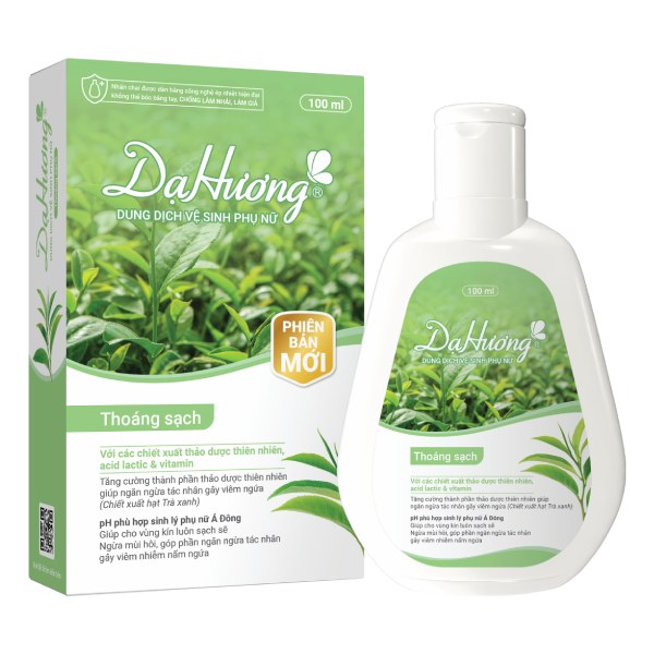 Dung Dịch Vệ Sinh Phụ Nữ Dạ Hương Thoáng Sạch 100Ml