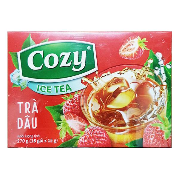 Trà Cozy Ice Tea Hương Dâu 18 Gói*15G