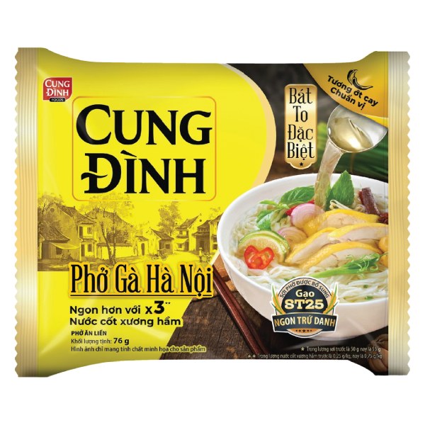 Phở Cung Đình Hà Nội Vị Gà Gói 76G