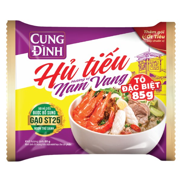 Hủ Tiếu Nam Vang Cung Đình Gói 85G