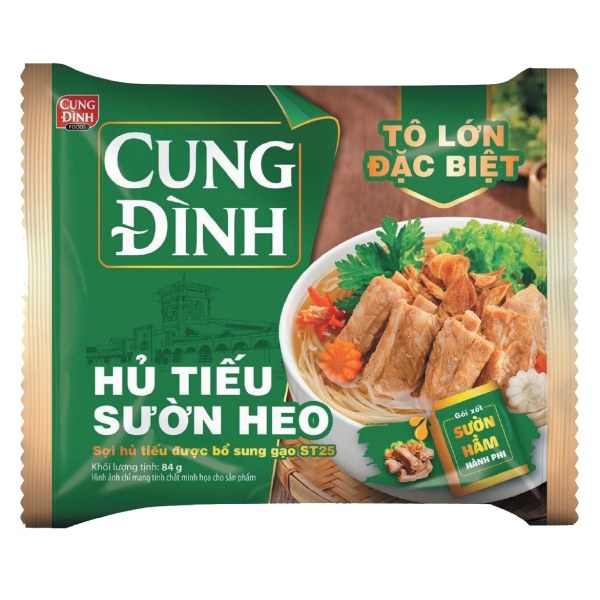 Hủ Tiếu Sườn Heo Cung Đình Gói 84G