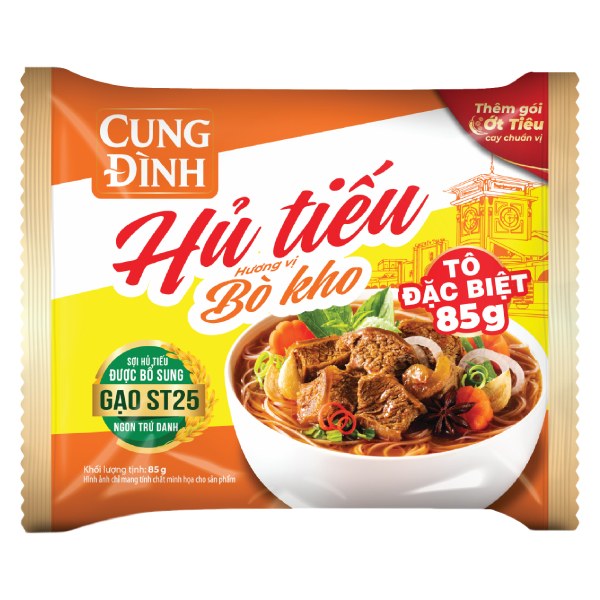 Hủ Tiếu Bò Kho Cung Đình Gói 85G
