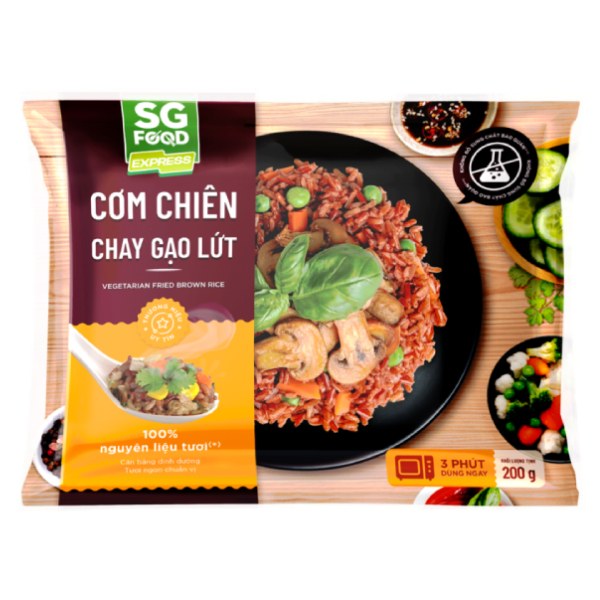 Cơm Chiên Chay SG Food Gạo Lứt 200G