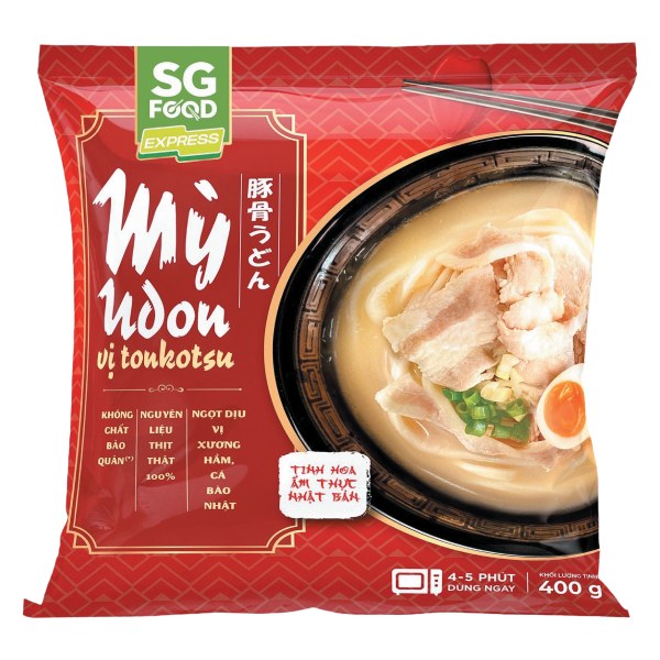 Mì Udon SG Food Vị Tonkotsu Gói 400G