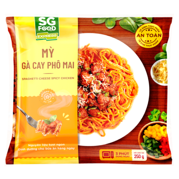 Mì Gà Cay Phô Mai SG Food Gói 250G