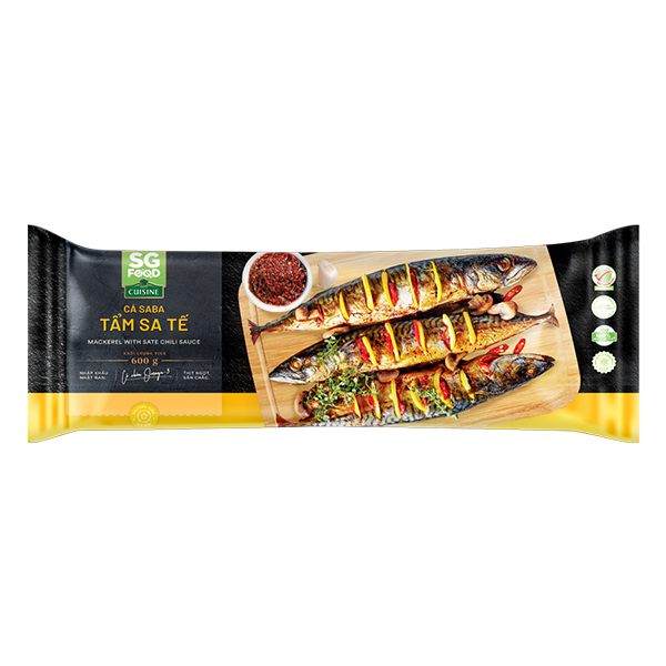 Cá Saba Na Uy Tẩm Sa Tế SG Food Gói 600G
