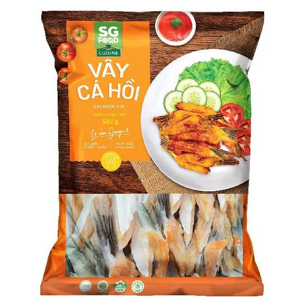 Vây Cá Hồi Đông Lạnh SG Food 500G